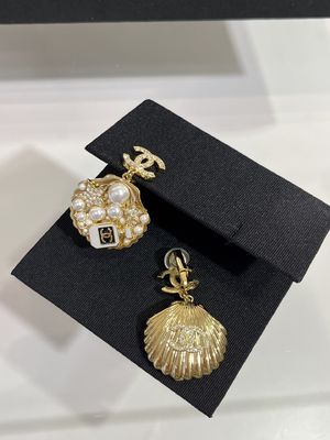 Brass Non Pierced Earrings Luxury Clip On Earrings Anti Allergy For Women