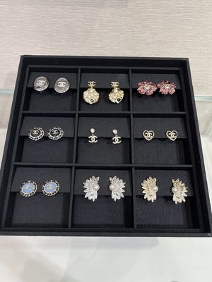 Brass Non Pierced Earrings Luxury Clip On Earrings Anti Allergy For Women