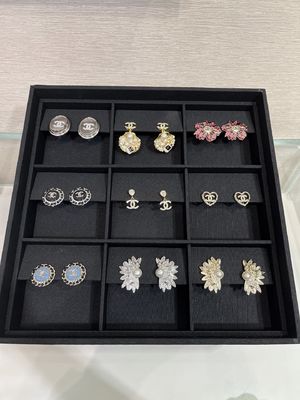 Brass Non Pierced Earrings Luxury Clip On Earrings Anti Allergy For Women