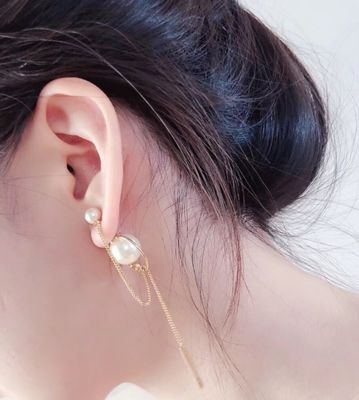 Fashionable Luxury Earrings For Women Butterfly Design 10-15mm Bigger Pearl Size