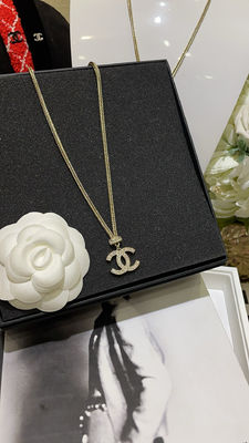 Classic Luxury Brass Necklace Fashionable High Durability 18 gold plated Necklace