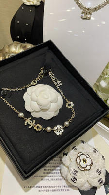 Classic Luxury Brass Necklace Fashionable High Durability 18 gold plated Necklace