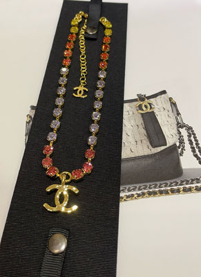 Classic Luxury Brass Necklace Fashionable High Durability 18 gold plated Necklace