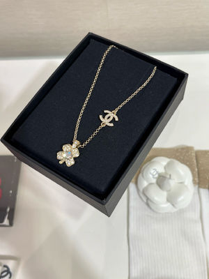 Classic Luxury Brass Necklace Fashionable High Durability 18 gold plated Necklace