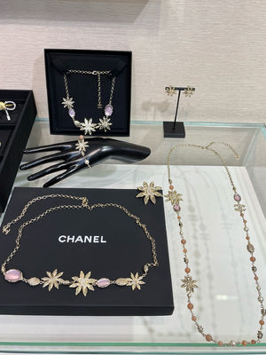 60-75cm Length High End Gold Necklace 18K Layered Chains Luxury Necklaces For Women
