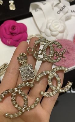 Beautiful Diamond Silver Brooch High End Brooch Sophisticated