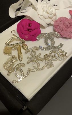 Beautiful Diamond Silver Brooch High End Brooch Sophisticated