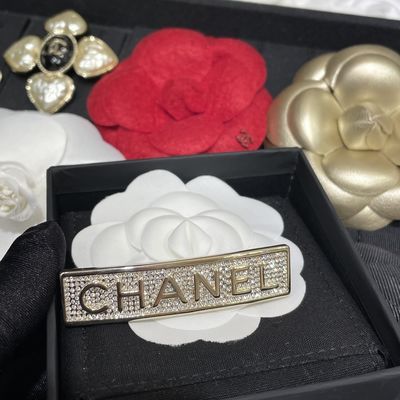 Beautiful Diamond Silver Brooch High End Brooch Sophisticated