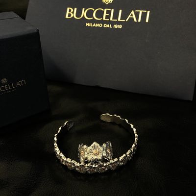 925 Silver Floral Design Bangles Adjustable 6-10.3 Size Flower Silver Bangles For Men Women
