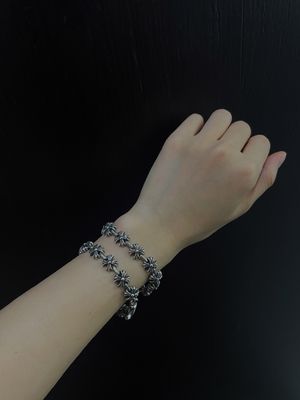 16-20cm Size 925 Sterling Silver Link Bracelet Fashionable With Citrine Gem ODM/OEM