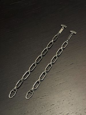 18-22cm Size Unisex Hypoallergenic 925 Silver Link Bracelet 925 Chain Bracelet