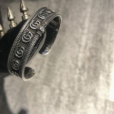 High Durability Mens 925 Silver Bangle Sterling Silver Bangles 925 With Hook Clasp