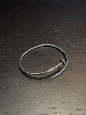 Polished Finish 925 Silver Bangles Round Hypoallergenic Fashionable