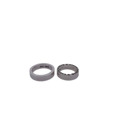 6mm Width Plain 925 Silver Rings 5.5-11.5 Size Unisex With Sophisticated Design