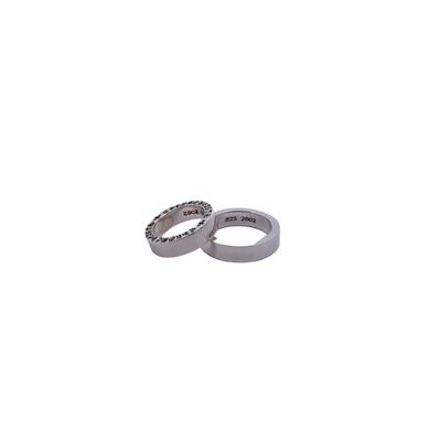6mm Width Plain 925 Silver Rings 5.5-11.5 Size Unisex With Sophisticated Design