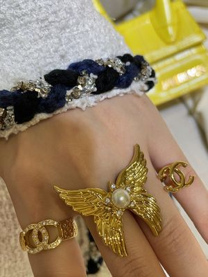 6-8 Size Daily Wear Ring Anti Allergy Luxury Rings With Versatile Designs