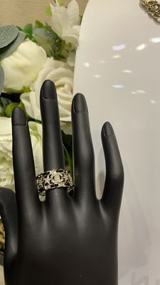 Lightweight Daily Use Diamond Ring 18k Gold Plated Long Lasting Custom Rings For Women