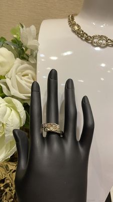 Lightweight Daily Use Diamond Ring 18k Gold Plated Long Lasting Custom Rings For Women