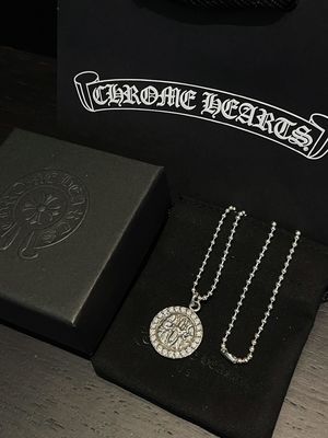 925 Silver Full-Diamond Angel Disk Pendant Necklace - Unisex Classic Design for Daily Wear