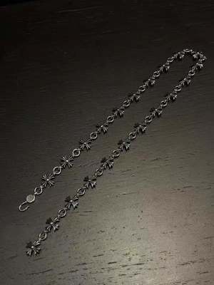 925 Sterling Silver Necklace with Cross Flower Design Nickel Free Hypoallergenic Adjustable Chain Length Pendant
