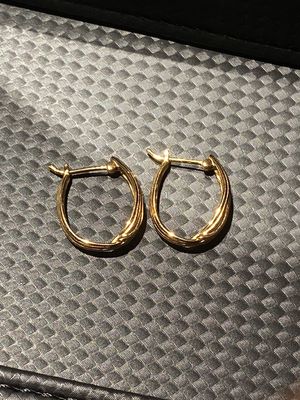 Italian Craftsmanship 925 Silver Earrings with Hinge Closure and Lead Free Sterling Silver Hoops