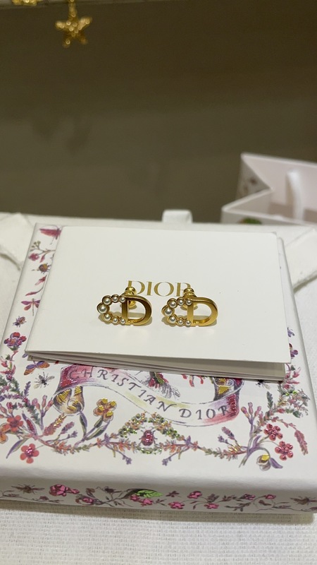 New collection CD Alphabet pearl  Fashion women earrings