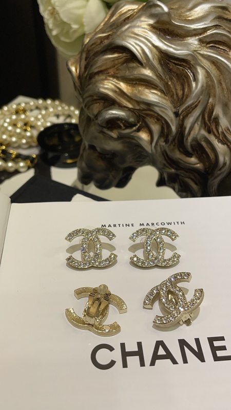Gold Color High End Jewelry Earrings Luxury Jewelry Earrings With Pave Crystals