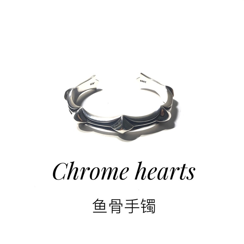 Adjustable 925 Silver Bangles Vintage Fishbone Design For Men