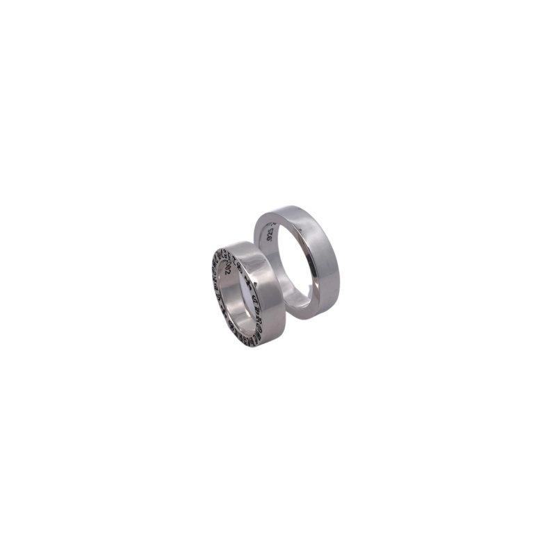6mm Width Plain 925 Silver Rings 5.5-11.5 Size Unisex With Sophisticated Design
