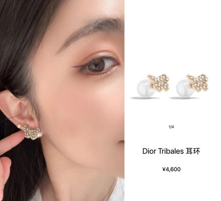 Quality Butterfly Luxury Pearl Earrings Sophisticated With 18mm Hollow Carved Design factory