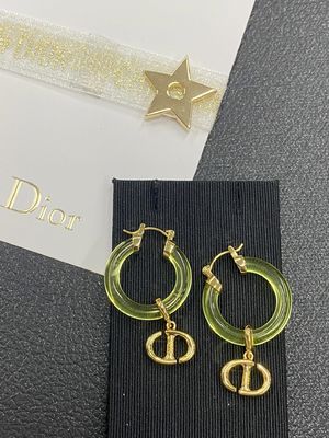 Quality Di*r luxury fashion earrings women earrings.Top quality.Year 2025 New Collection Anti-Allergy.CD earring collection factory