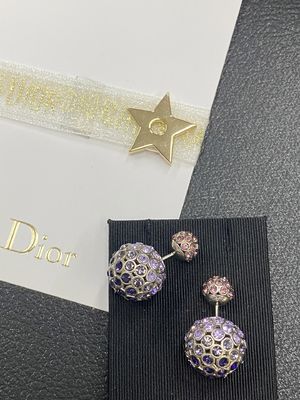 Quality Di*r luxury fashion earrings women earrings.Top quality.Year 2025 New Collection Anti-Allergy.CD earring collection factory