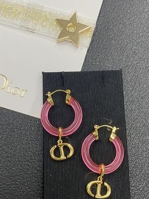 Quality Di*r luxury fashion earrings women earrings.Top quality.Year 2025 New Collection Anti-Allergy.CD earring collection factory