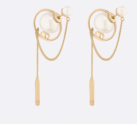 Quality Fashionable Luxury Earrings For Women Butterfly Design 10-15mm Bigger Pearl Size factory