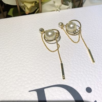 Quality Fashionable Luxury Earrings For Women Butterfly Design 10-15mm Bigger Pearl Size factory