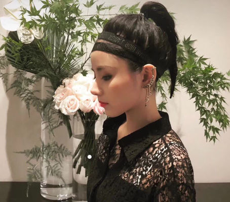 Quality Luxury Single Earring with Swarovsk* Silver Shimmer Crystal factory