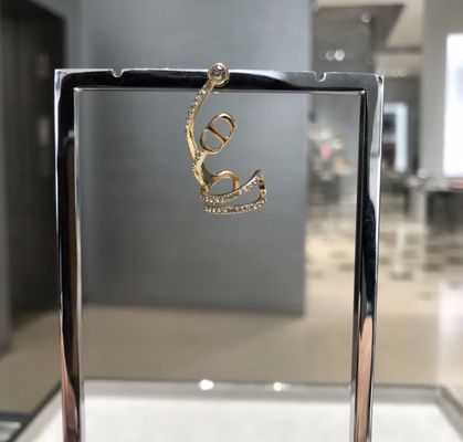 Quality Swarovsk* Silver Phantom Crystal Left Ear Cuff Earring,Single side Earrings factory