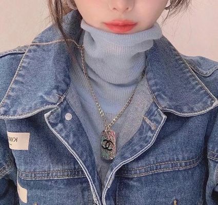 Quality Double Sided Fine Jewelry Choker Handmade Brass Luxury Doodle Pendant factory