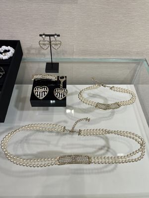 Quality Light Gold Fine Jewelry Necklaces Sophisticated 40cm Length With Pearls factory