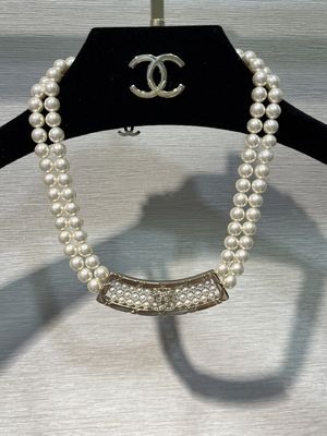 Quality Light Gold Fine Jewelry Necklaces Sophisticated 40cm Length With Pearls factory