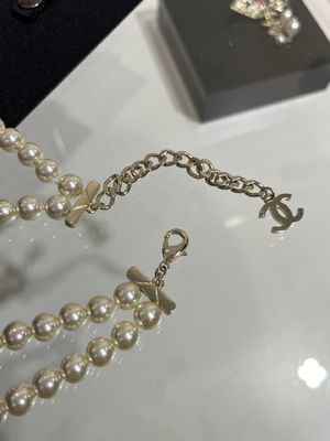 Quality Light Gold Fine Jewelry Necklaces Sophisticated 40cm Length With Pearls factory