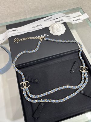 Quality Lightwieght Luxury Statement Necklaces Blue Denim Luxury Fashion Necklace factory