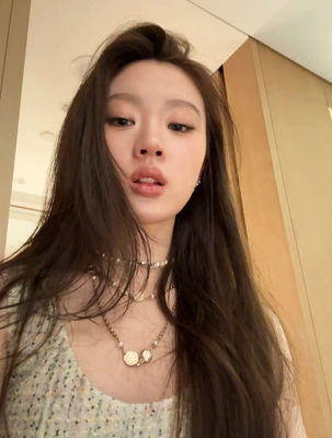 Quality Red Enamel Peony Women Necklace Fine Jewelry 50cm Length Luxury Exquisite Look factory