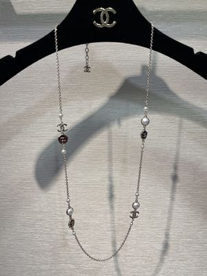 Quality Red Enamel Peony Women Necklace Fine Jewelry 50cm Length Luxury Exquisite Look factory