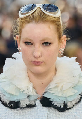 Quality Silver Pearl Crystal Double C Pendant Earrings 18K Gold Plated factory