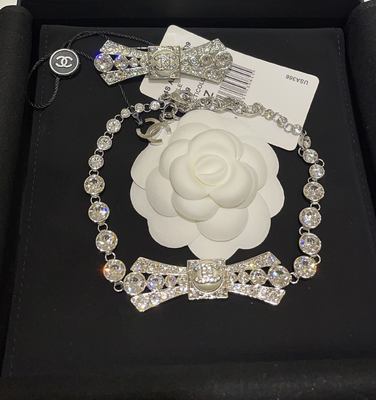 Quality Floral Brass Luxury Brooch Pin Gold Plated Medium Size With Diamonds 20g factory