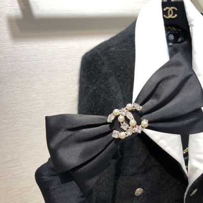 Quality Double C Brooch Dress Clips Brooch Hair Clip 2 In 1 High Durability 10g factory