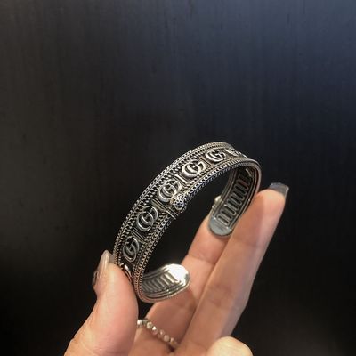 Quality High Durability Mens 925 Silver Bangle Sterling Silver Bangles 925 With Hook Clasp factory