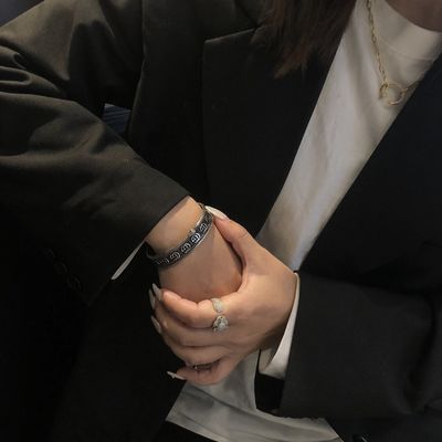 Quality High Durability Mens 925 Silver Bangle Sterling Silver Bangles 925 With Hook Clasp factory