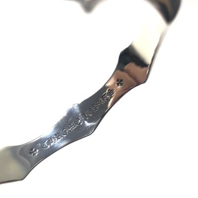 Quality Adjustable 925 Silver Bangles Vintage Fishbone Design For Men factory